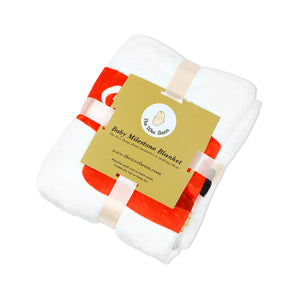 the wee bean super soft milestone growth blanket packaging