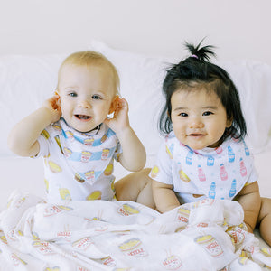 the wee bean babies in cup noodle and soda bib 