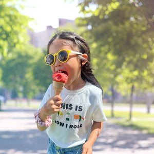 the wee bean this is how i roll sushi organic cotton t-shirt tee
