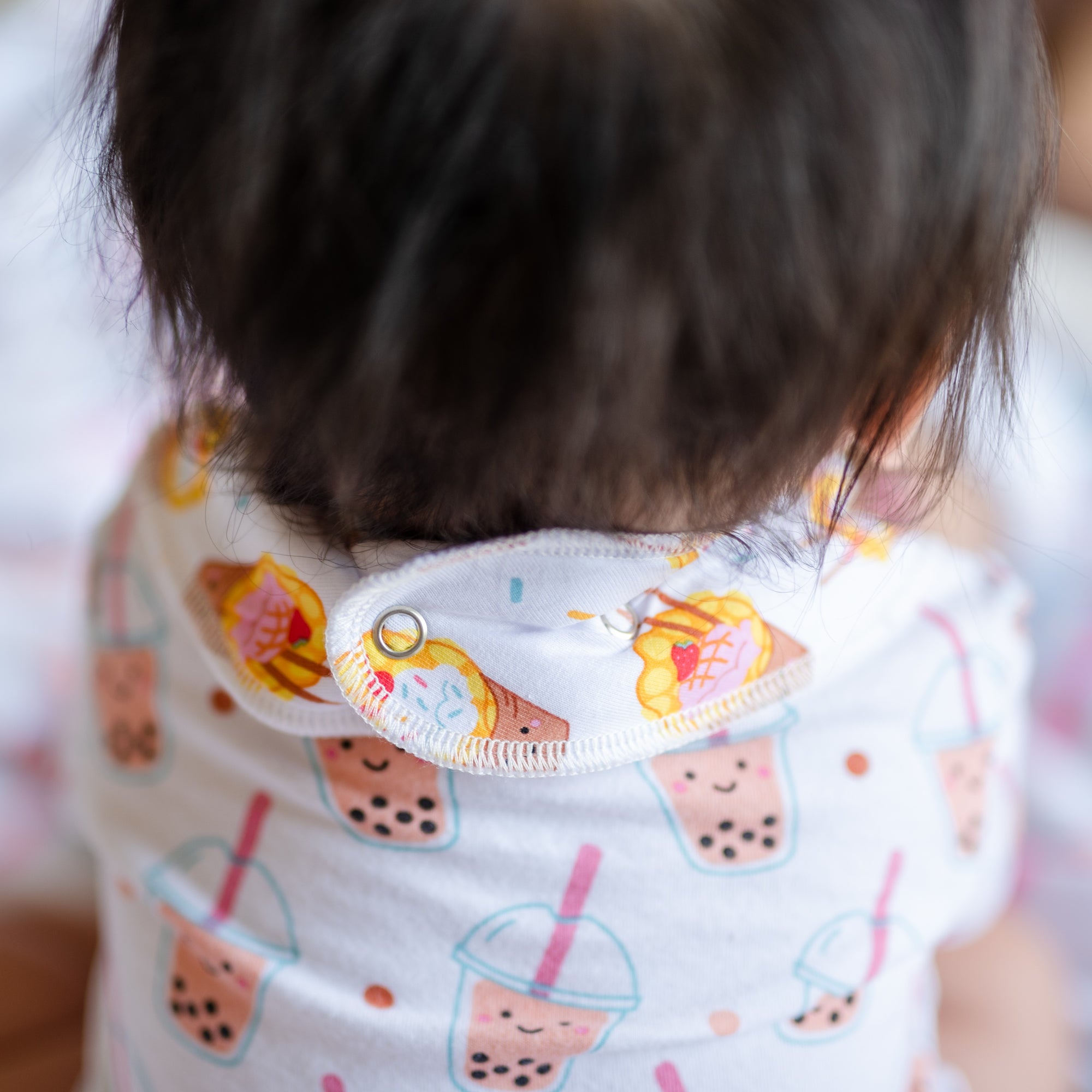 wee bean bandana bibs with adjustable snap buttons waffle sundae