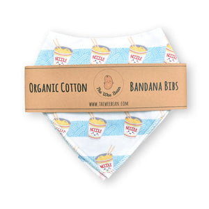 the wee bean eco-friendly plastic free sustainble packaging for organic cotton bibs