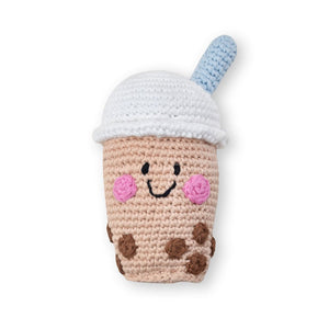 the wee bean pebble child hathay bunano fair trade handmade knit baby rattle dolls boba bubble milk dollstea