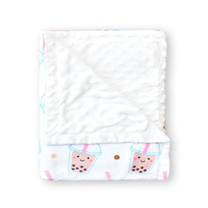 boba fleece blanket baby kids minky  the wee bean