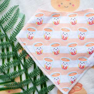 the wee bean organic cotton baby bandana bibs hk milk tea taste of hong kong